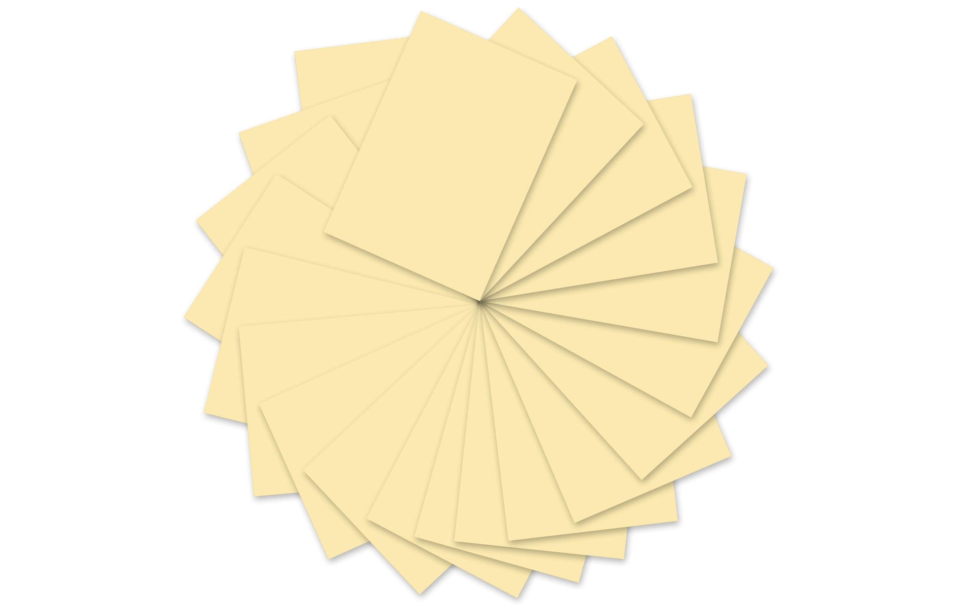 URSUS Fotokarton – 50 × 70 cm, Vanille, 300 g/m² – 10 Blatt
