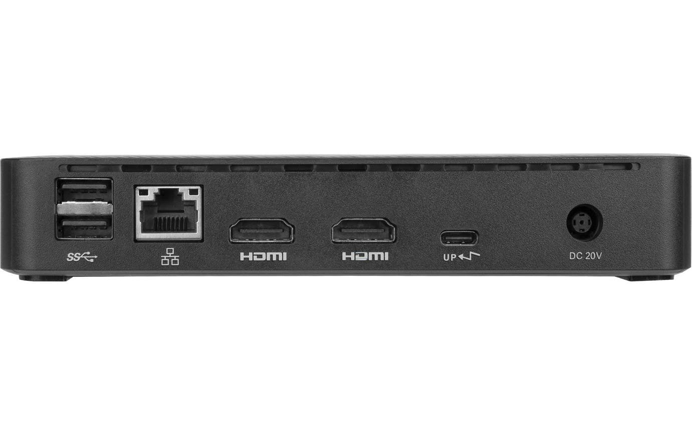 Targus 310EUZ Dockingstation – USB-C, 2× HDMI, 3× USB-A, 2× USB-C, 65 W PD, GbE, für Windows/Mac/ChromeOS