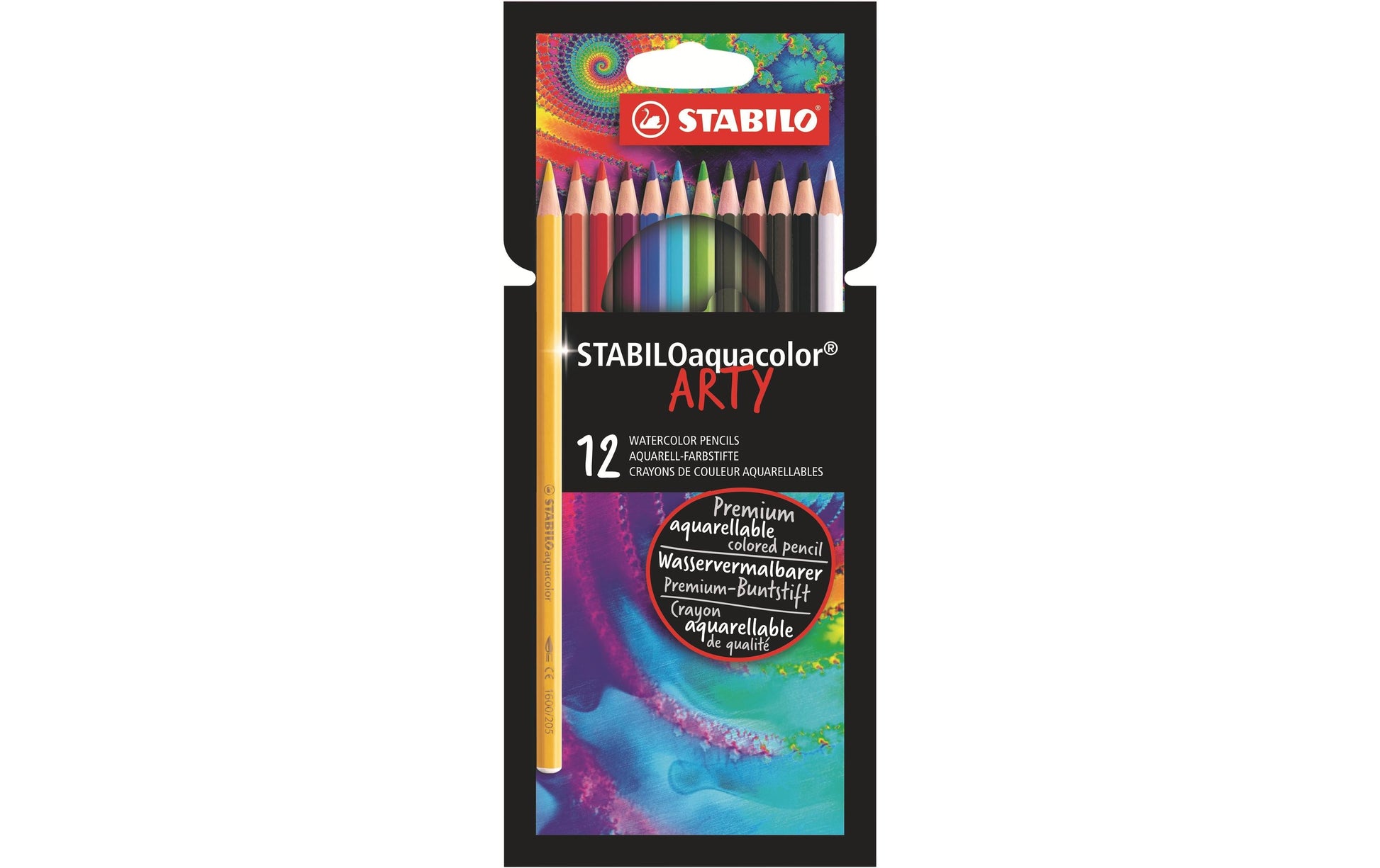 STABILO Aquarellfarbstifte Arty – 12 Farben, Ø 2,8 mm