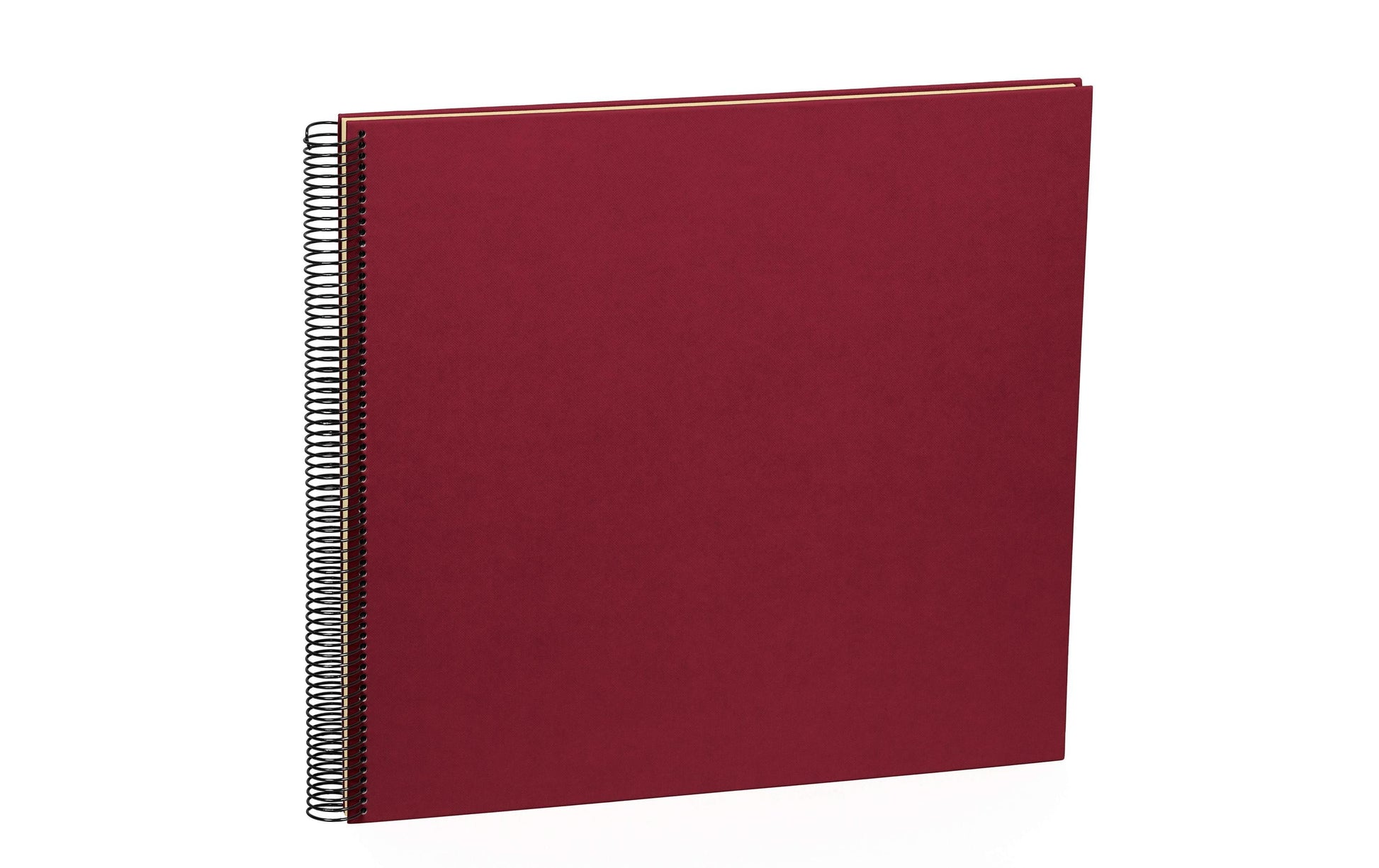Semikolon Fotoalbum – Bordeaux, mit Spiralbindung, Textil, 345 × 332 mm