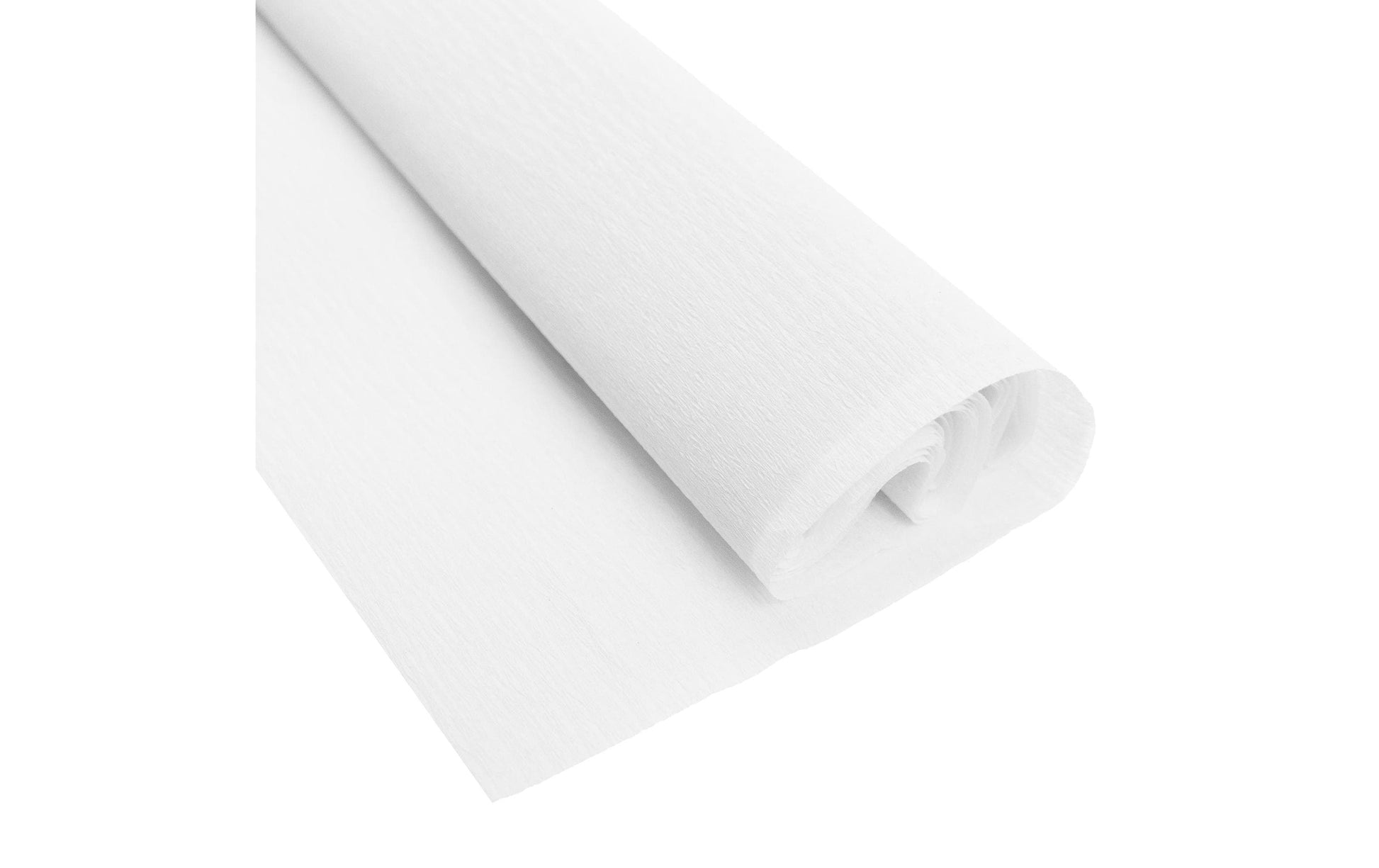 URSUS Krepppapier, Weiss, 50 × 2,5 m, 32 g/m², 4120300