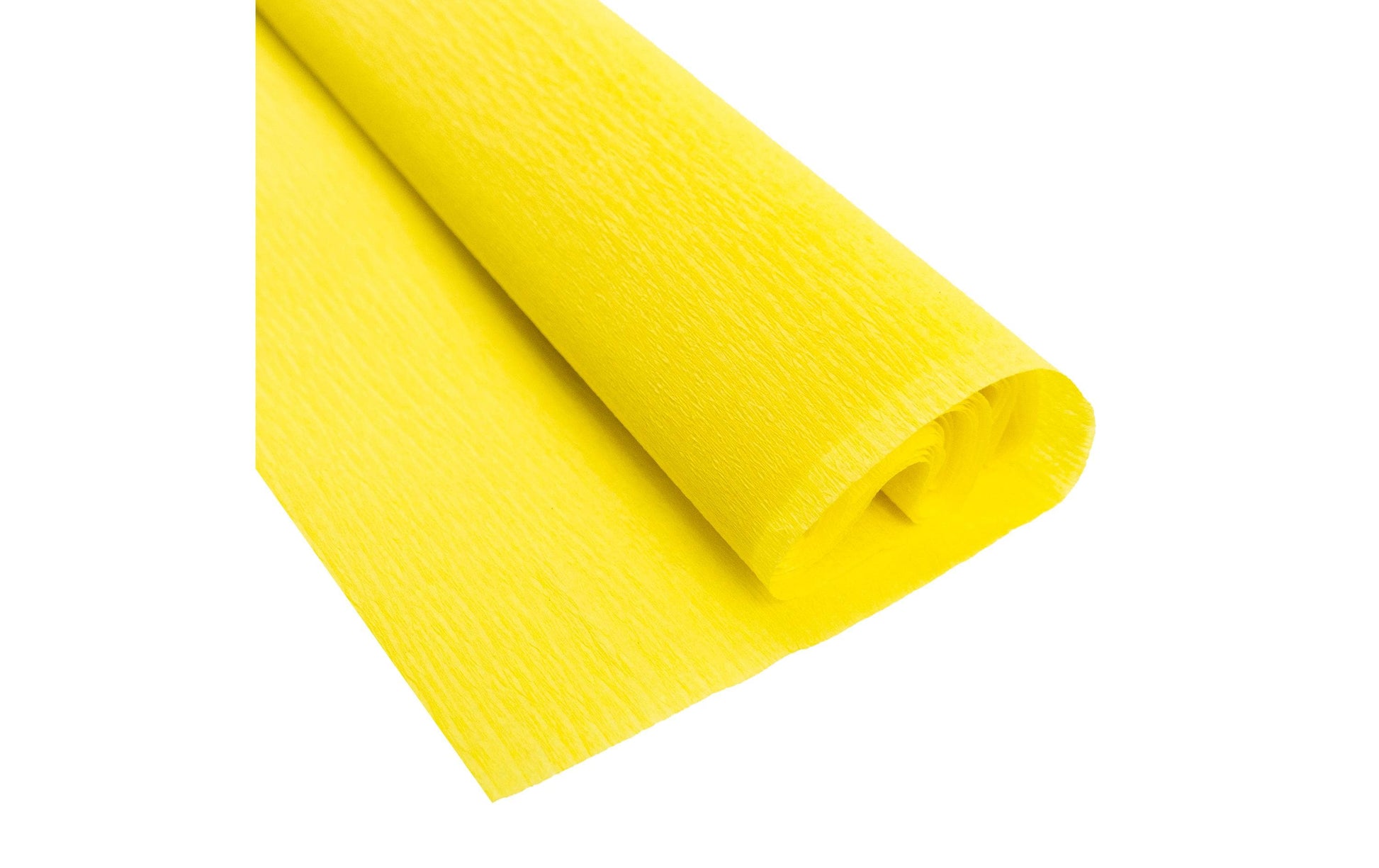 URSUS Krepppapier, Zitronengelb, 50 cm × 2,5 m, 32 g/m², 4120312