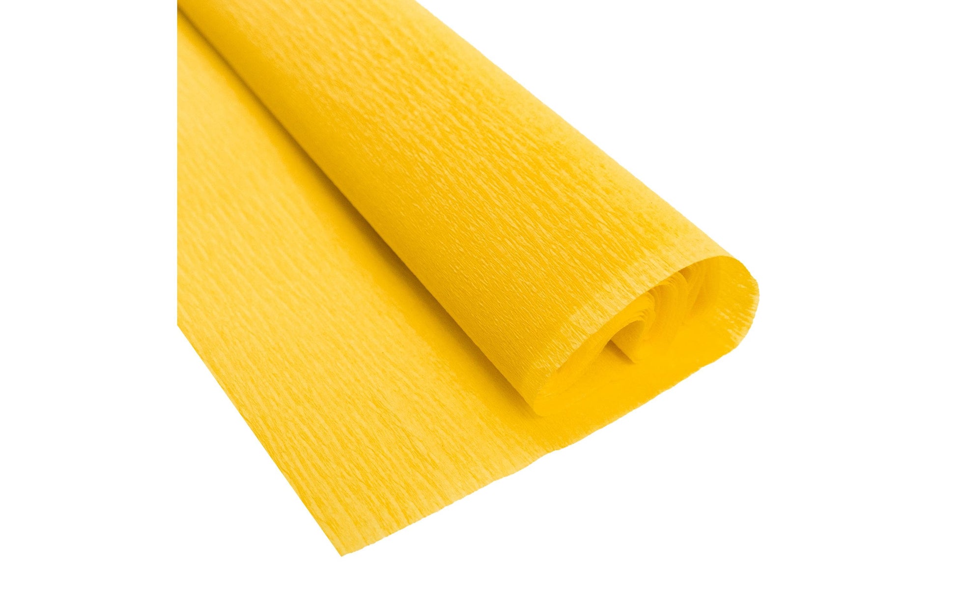 URSUS Krepppapier-Rolle – 50 cm × 2,5 m, Gelb, 32 g/m²