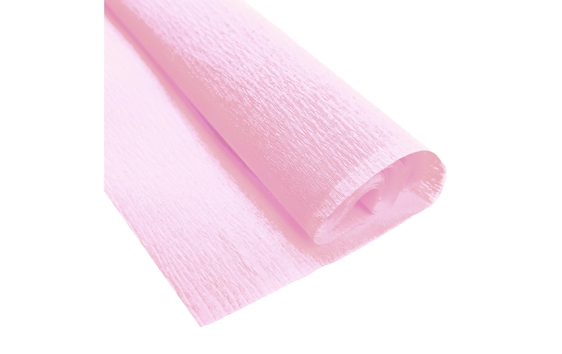 URSUS Krepppapier-Rolle – 50 cm × 2,5 m, rosa, 32 g/m² – 1 Rolle, Kunstpapier