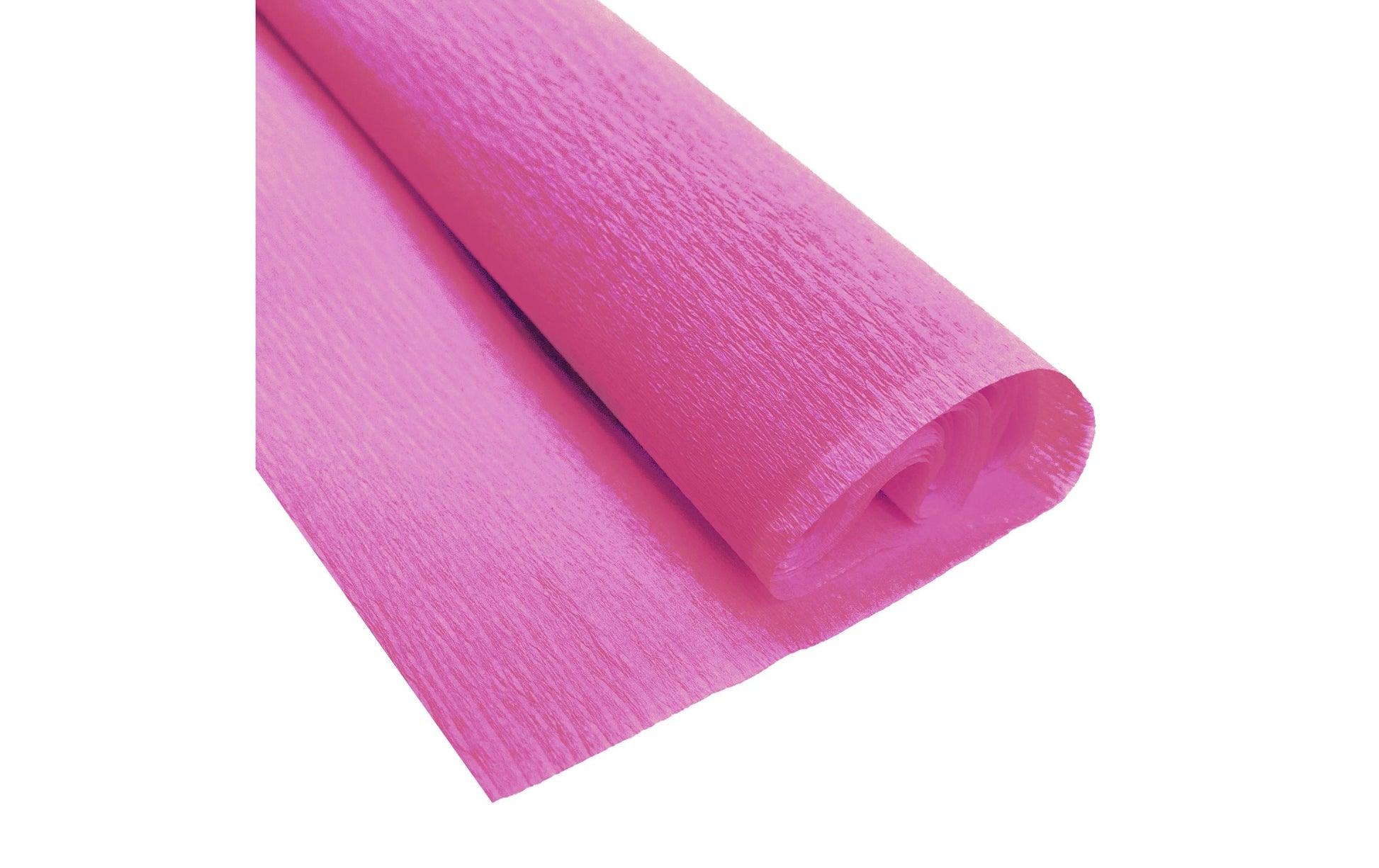 URSUS Krepppapier-Rolle – 50 cm × 2,5 m, dunkelrosa, 32 g/m² – 1 Rolle, Kunstpapier