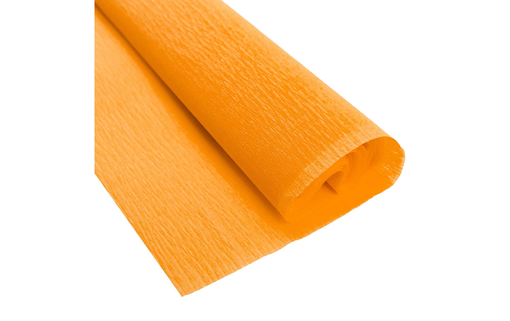 URSUS Krepppapier – 50 cm × 2,5 m, gelborange, 32 g/m² – 1 Rolle