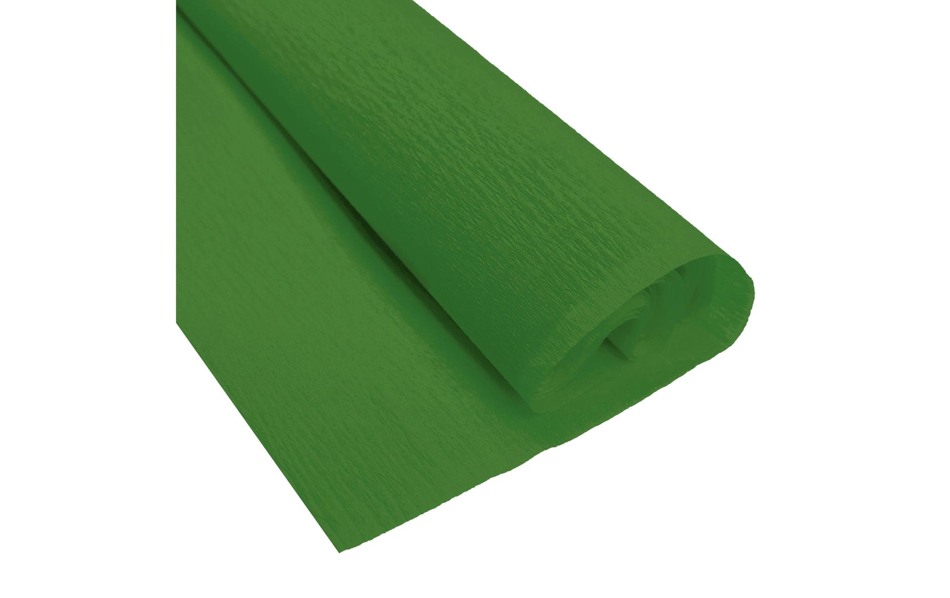 URSUS Krepppapier-Rolle – 50 cm × 2,5 m, olivgrün, 32 g/m² – 1 Rolle, Kunstpapier