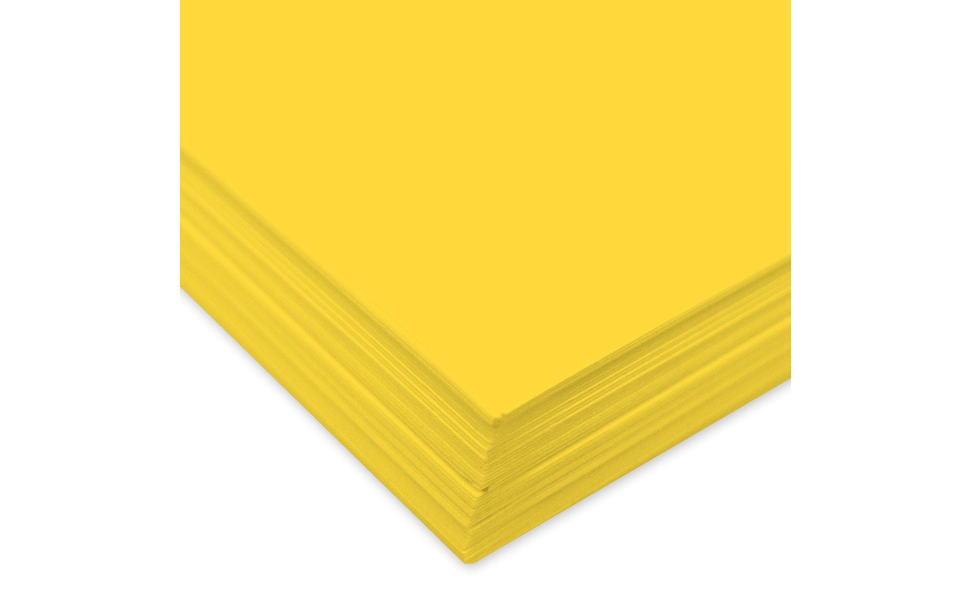 URSUS Tonzeichenpapier – A4, 130 g/m², Dunkelgelb, 100 Blatt