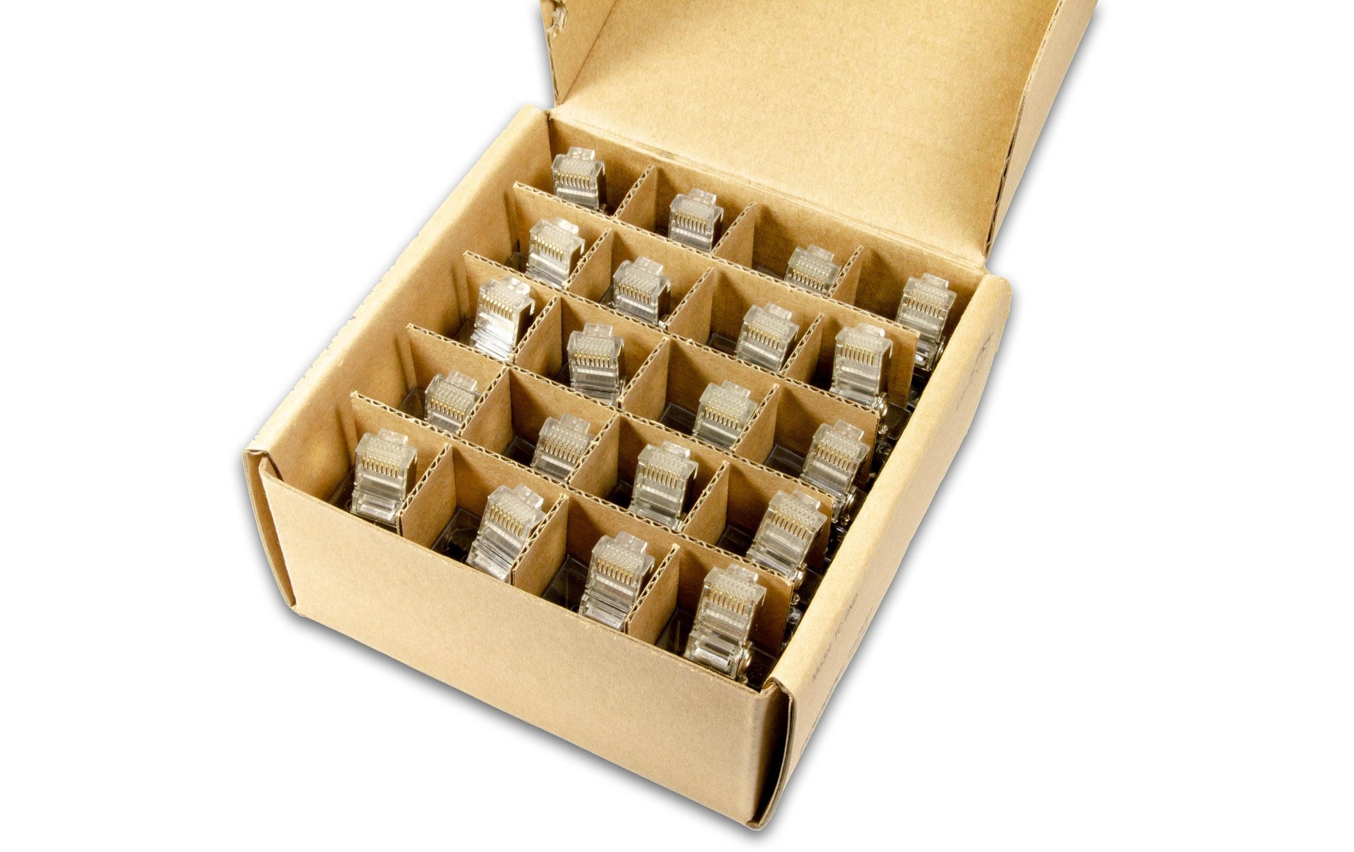 Ubiquiti TC-GND-20 RJ-45-Stecker – Cat5e, F/UTP, 20er-Pack, transparent, geerdet, für Toughcable