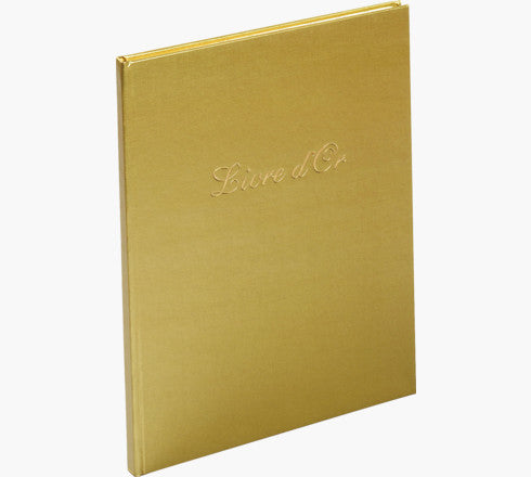 Exacompta Gästebuch – 100 Seiten – 270 × 220 mm, Karton, PVC