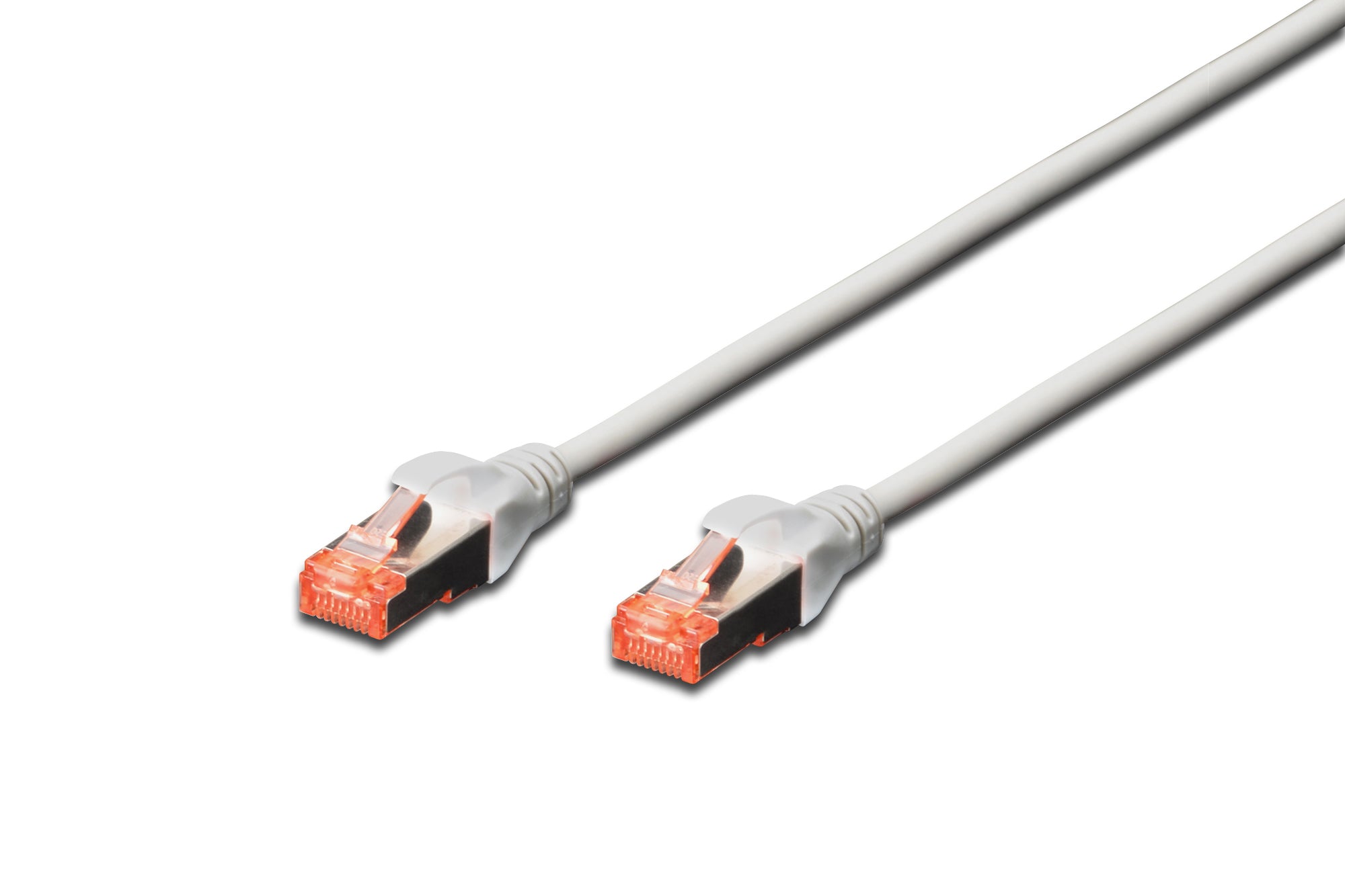 Digitus Cat6 Patchkabel – 10 m, RJ45–RJ45, Grau, geschirmt S/FTP – 1 Stk.