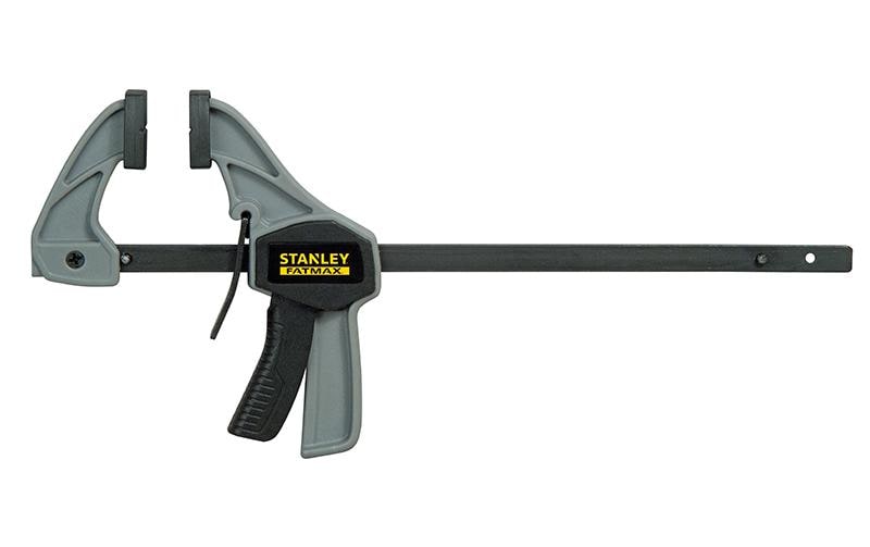 Stanley FATMAX Small Einhandzwinge – Spannweite 120 mm, Spannkraft 15 kg