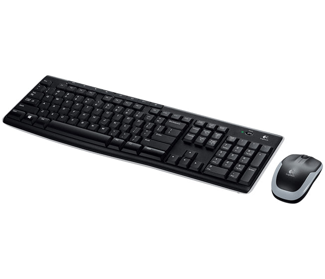 Logitech MK270 – Tastatur- und Maus-Set – 2,4 GHz USB-A (Nano-Empfänger) – QWERTZ (CH) – Schwarz