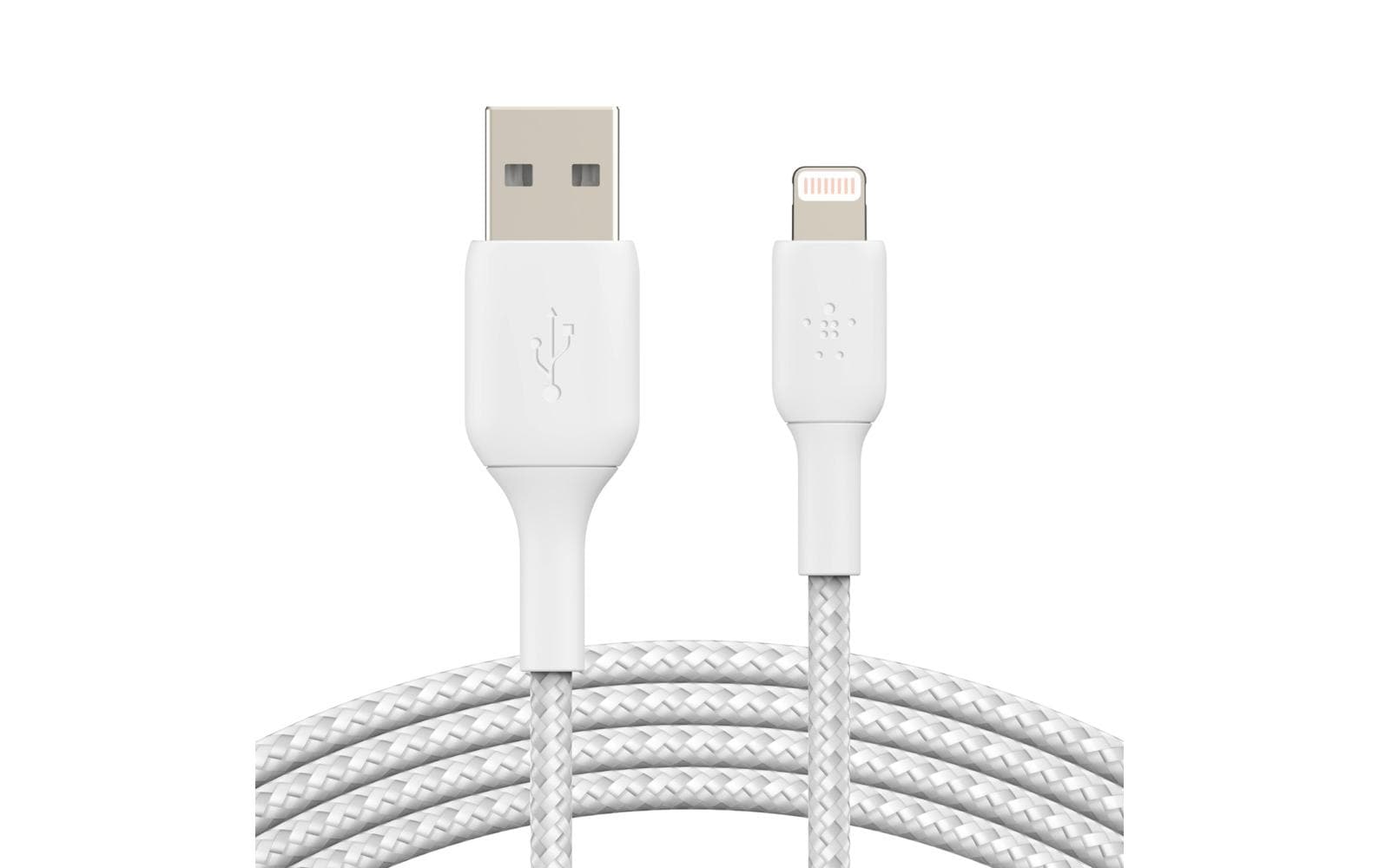 Belkin Lightning Kabel, 2 m, Weiss, MFi-zertifiziert
