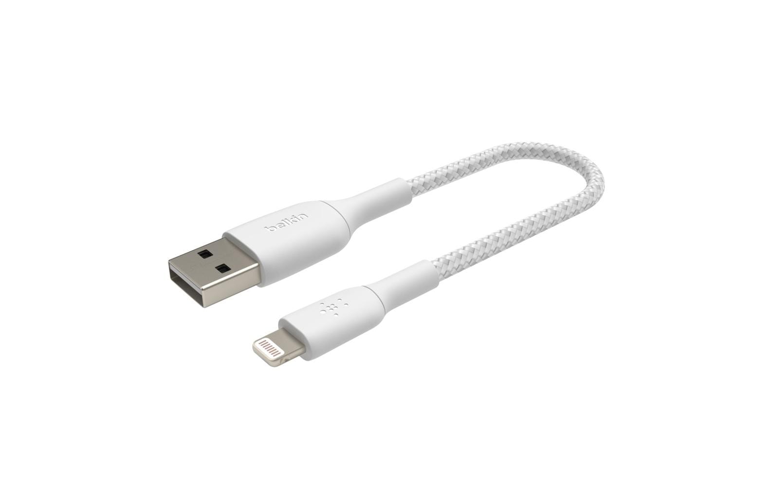 Belkin Lightning Kabel, 0,15 m, Weiss, MFi-zertifiziert