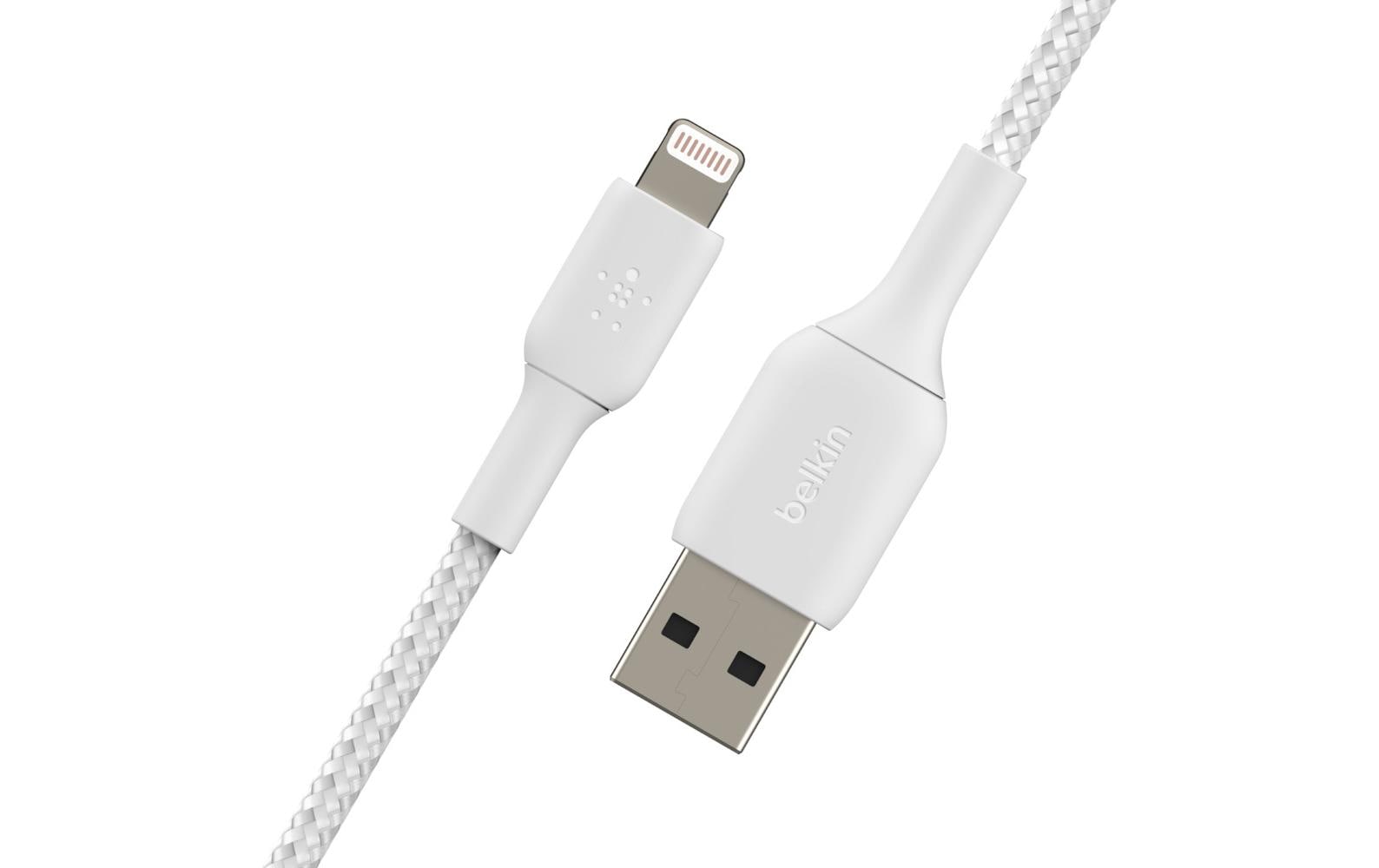 Belkin Lightning Kabel, 2 m, Weiss, MFi-zertifiziert
