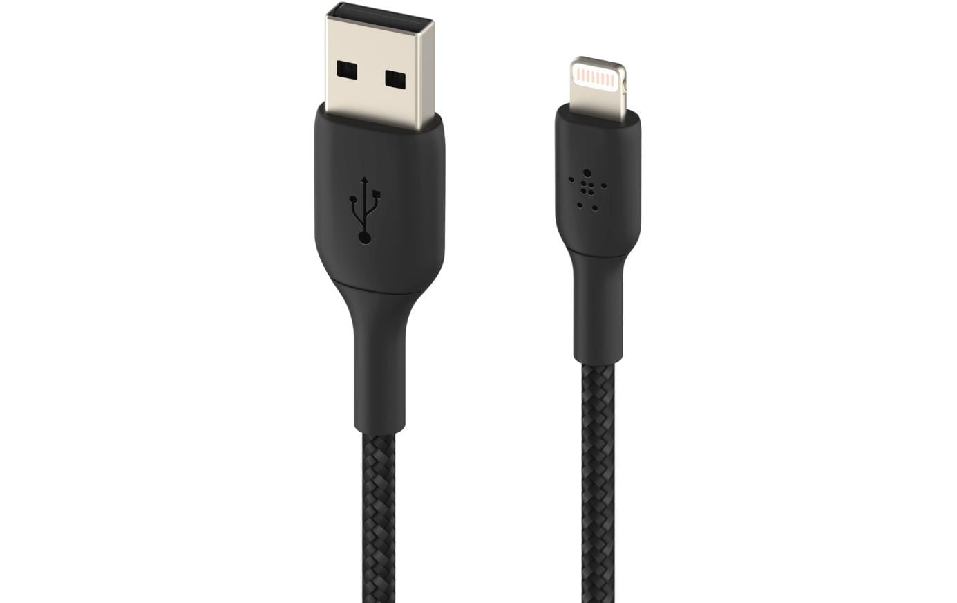 Belkin Lightning Kabel, 3 m, Schwarz, MFi-zertifiziert