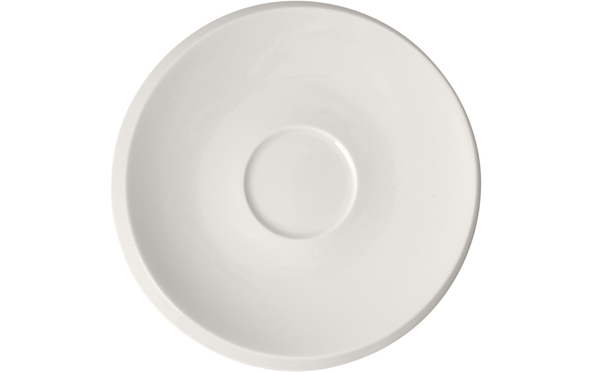 Villeroy & Boch New Moon Untertasse – Porzellan, weiss, spülmaschinengeeignet, mikrowellengeeignet, 6 Stück