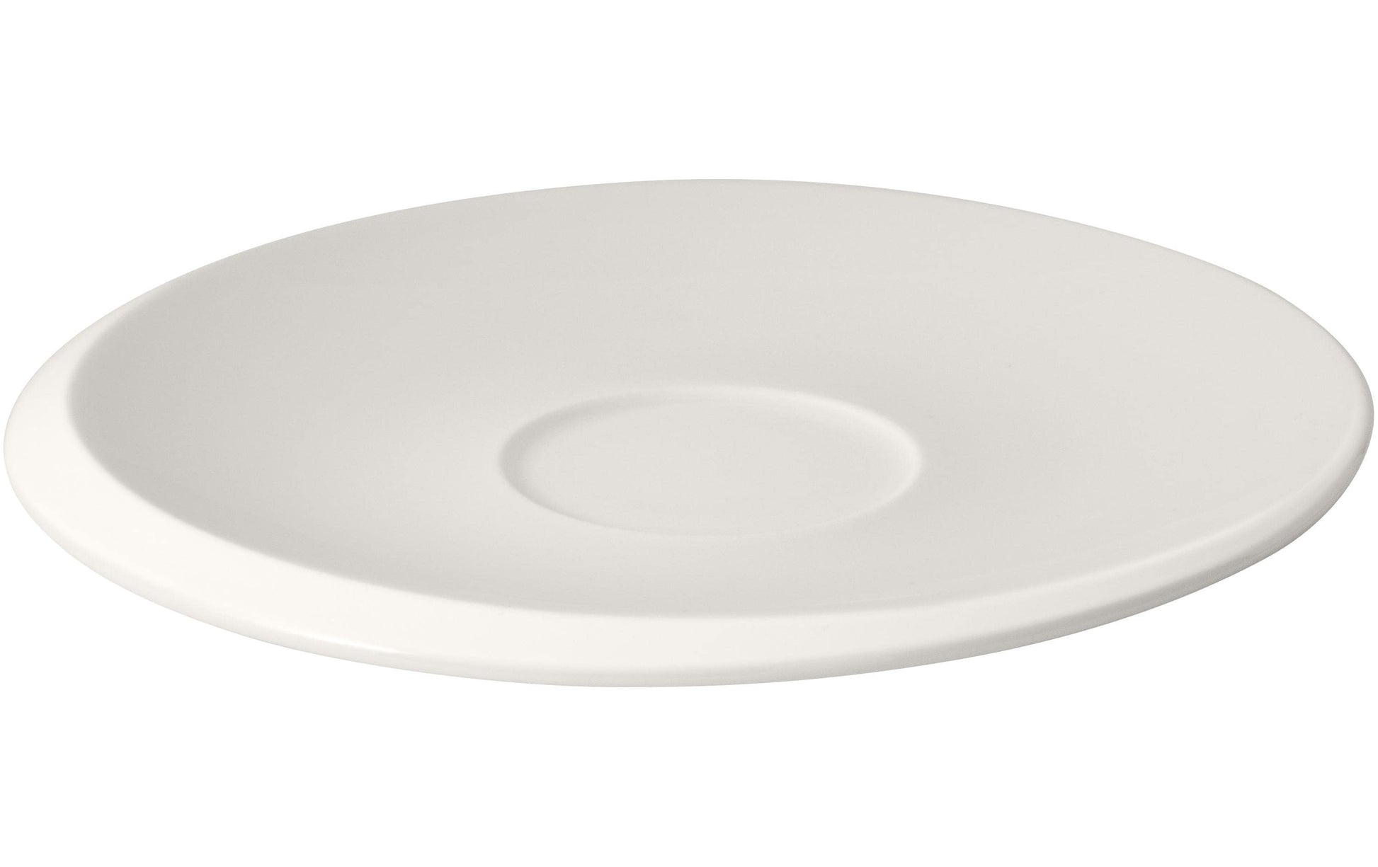 Villeroy & Boch New Moon Untertasse – Porzellan, weiss, spülmaschinengeeignet, mikrowellengeeignet, 6 Stück