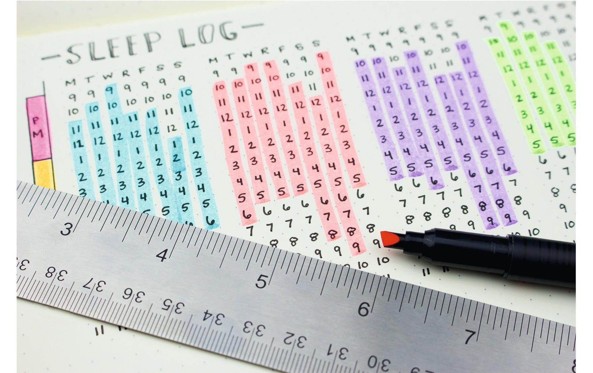 Tombow MONO edge Textmarker – Rosa, Keil/Fein 0,4–3,8 mm, schnelltrocknend