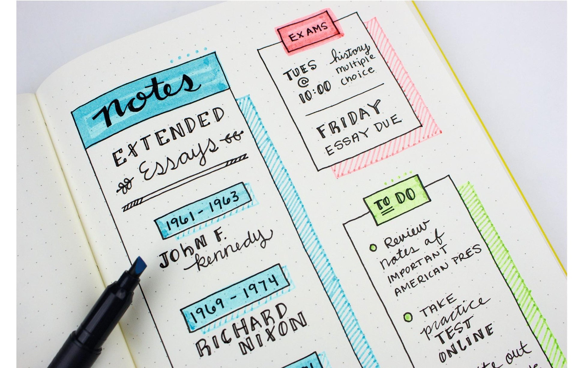 Tombow Non-Permanent-Marker MONO edge – feine Rundspitze – sortiert – 6er-Set