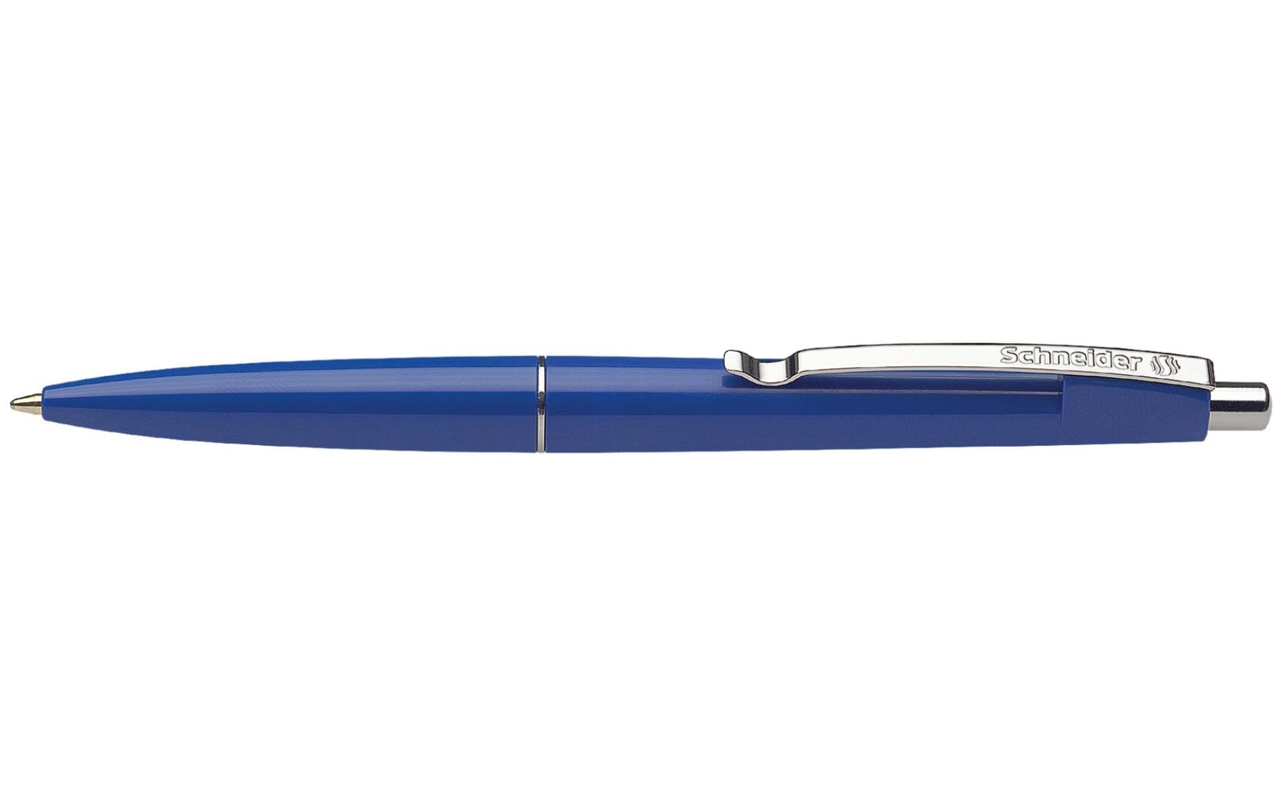 Schneider Schreibgeräte Schneider Office Kugelschreiber – 50er Pack, Blau, Druck, dokumentenecht, nachfüllbar