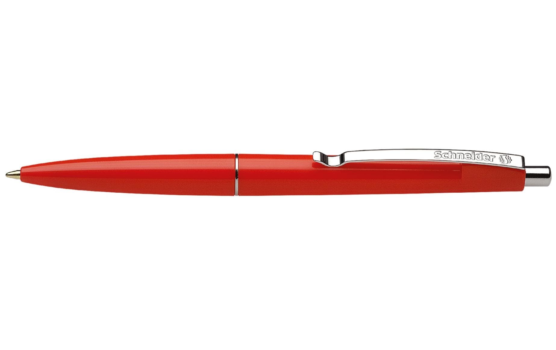 Schneider Schreibgeräte Schneider Office Kugelschreiber – Rot, Mittel, Deckel, dokumentenecht, nachfüllbar, 20er Pack