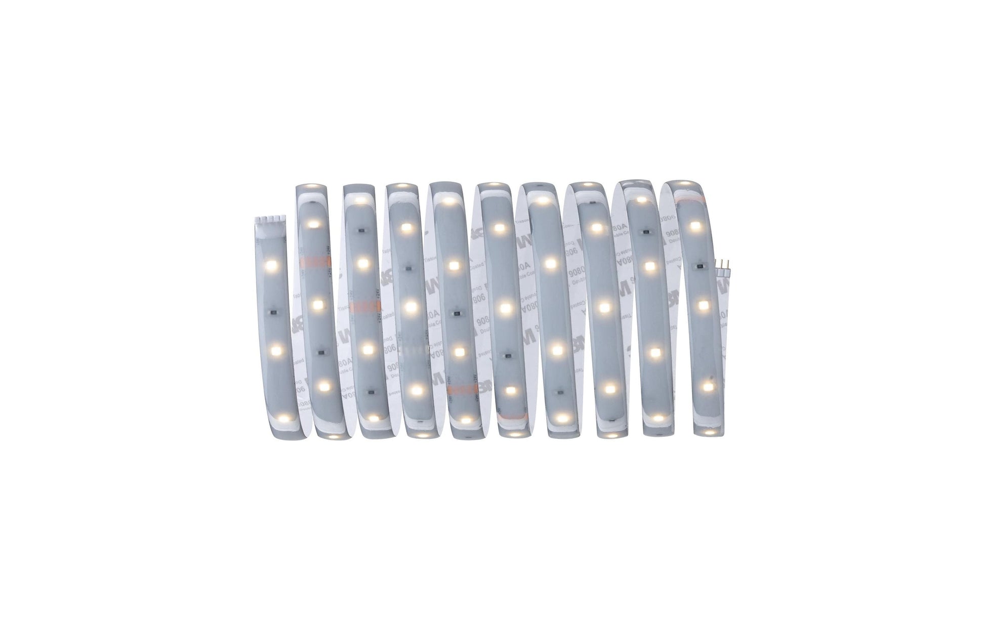 Paulmann LED-Strip MaxLED 250 – Basisset, 3 m, 900 lm, 12 W, 2700 K, dimmbar, IP44, weiss