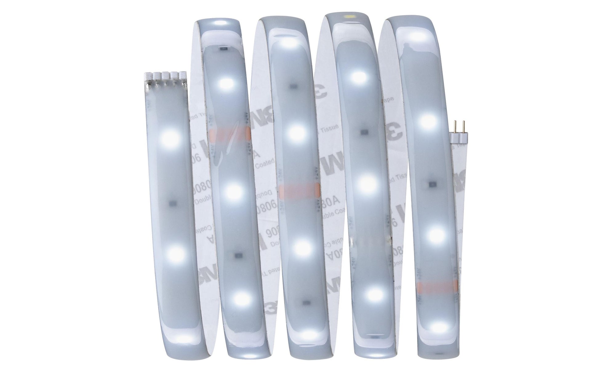 Paulmann LED-Strip MaxLED 250 – Basisset, 1,5 m, 450 lm, 6 W, 6500 K, dimmbar, IP44, weiss, inkl. Netzteil