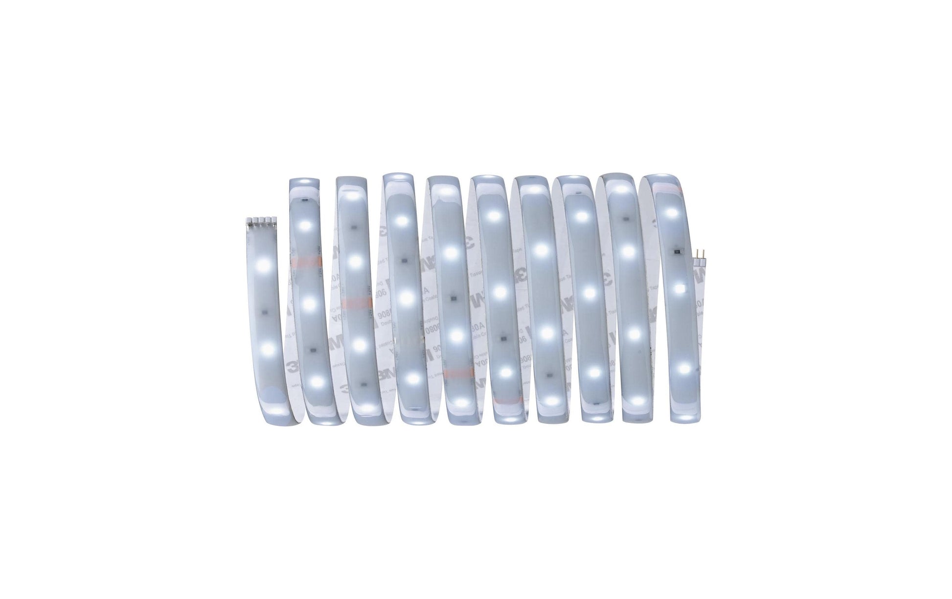 Paulmann LED-Strip MaxLED 250 – Basisset, 3 m, 900 lm, 12 W, 6500 K, dimmbar, IP44, weiss, inkl. Netzteil