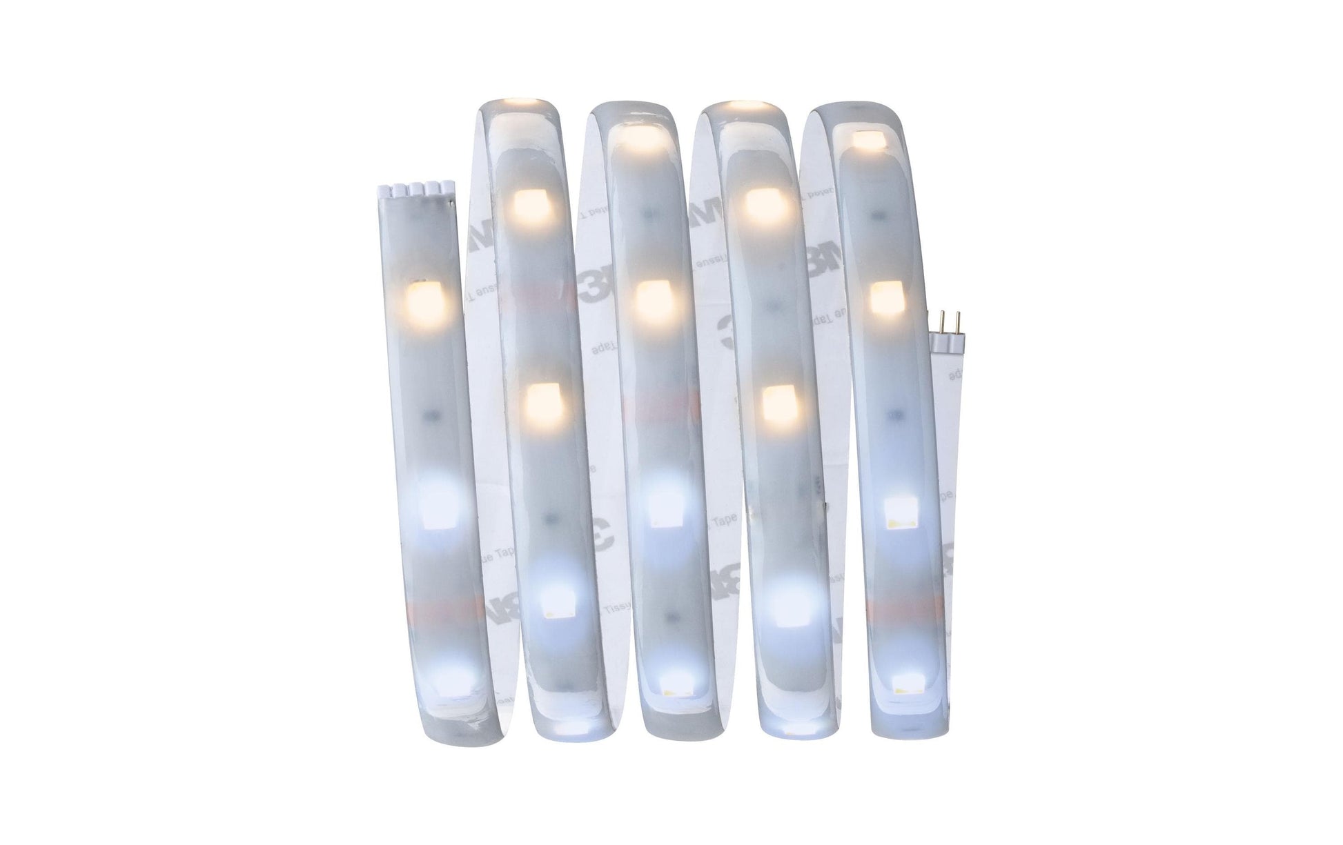 Paulmann LED-Strip MaxLED 250 – Basisset, 1,5 m, 405 lm, 5,5 W, 2700–6500 K, dimmbar, IP44, weiss, inkl. Fernbedienung
