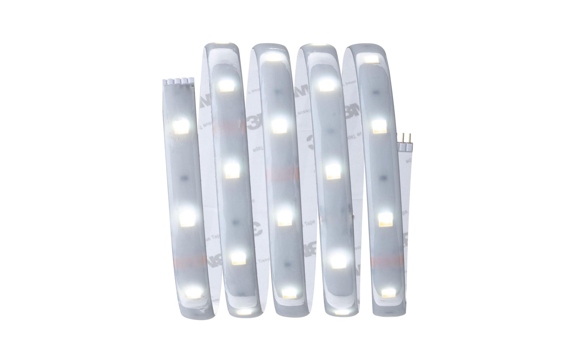 Paulmann LED-Strip MaxLED 250 – Basisset, 1,5 m, 405 lm, 5,5 W, 2700–6500 K, dimmbar, IP44, weiss, inkl. Fernbedienung