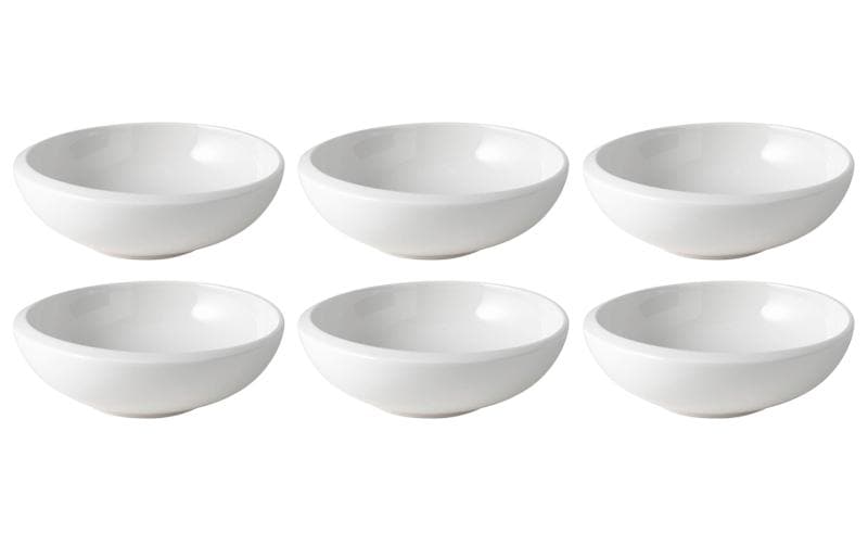 Villeroy & Boch Schale – 0,14 l, Porzellan, weiss, 6 Stück