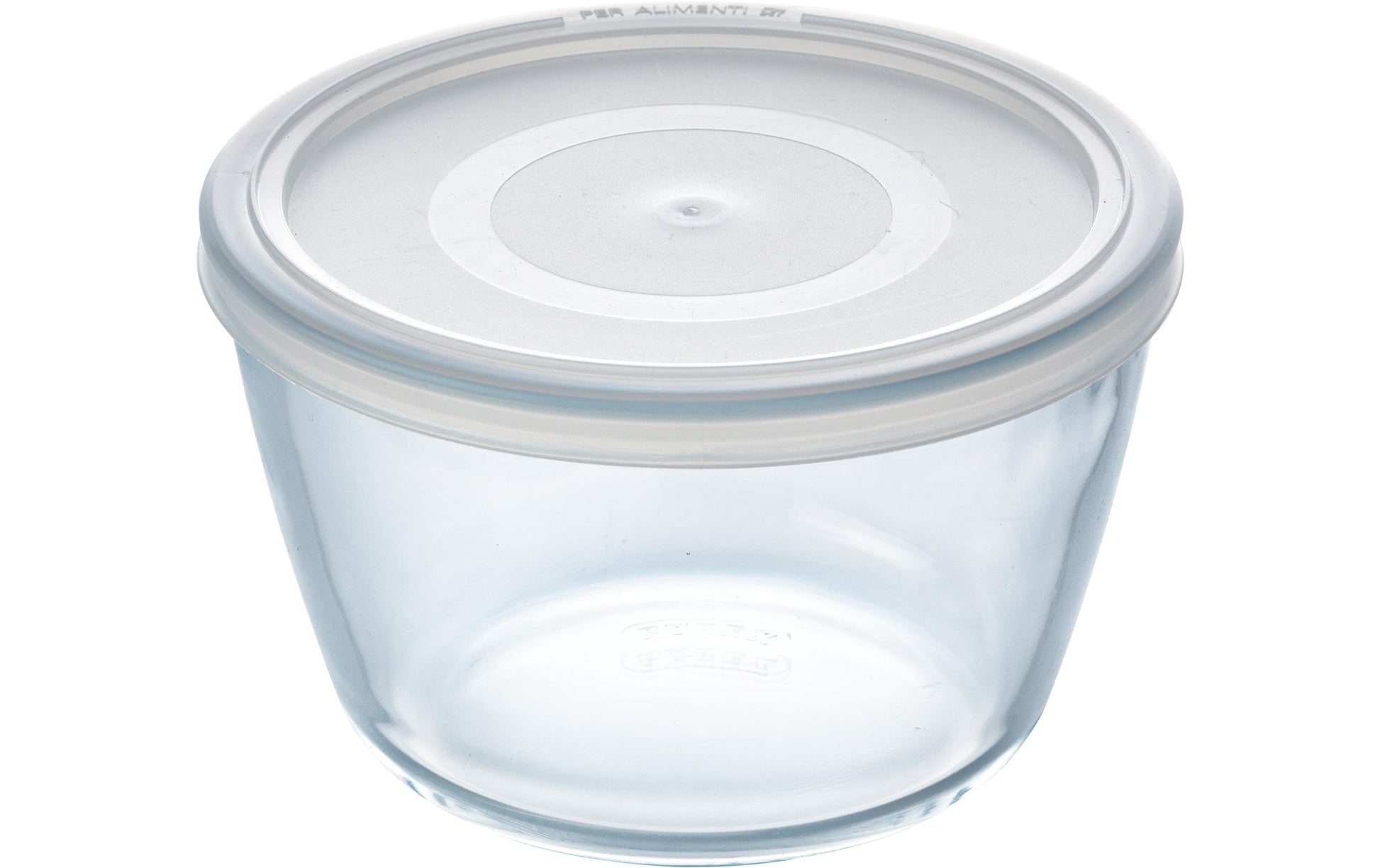 Pyrex Vorratsglas – 1,1 l, Ø 15,0 cm, Borosilikatglas, mit Deckel, spülmaschinenfest
