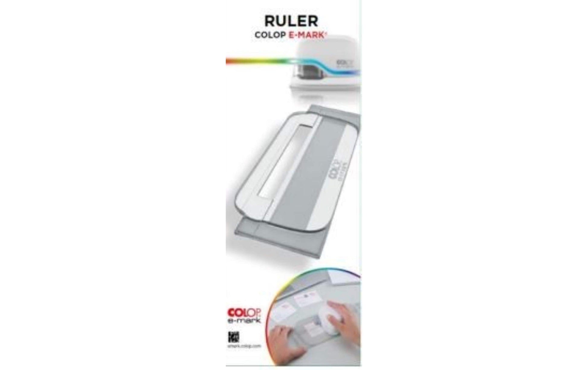 Colop E-Mark Create Halterung, transparent, 276,9 mm – für E-Mark Create
