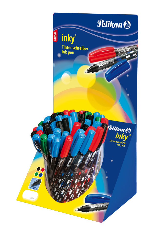 Pelikan Inky 273 Gelschreiber 50er Set – 4 Farben, 0,5 mm