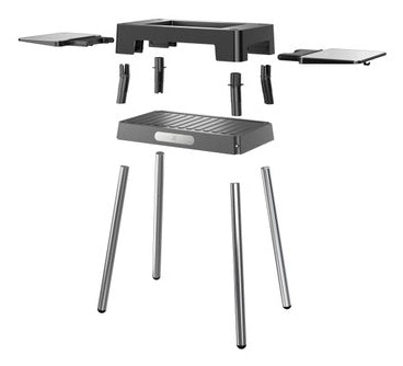 WMF Grill-Basis LONO – 43,8 × 92,7 × 86 cm, Cromargan, für Grill