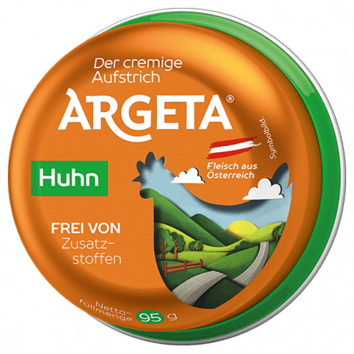 Argeta Geflügel-Aufstrich Classic, glutenfrei – 4×95 g