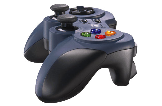 Logitech G F310 – Gamepad – USB (kabelgebunden), Analoge Sticks – für PC (Windows), Schwarz/Blau