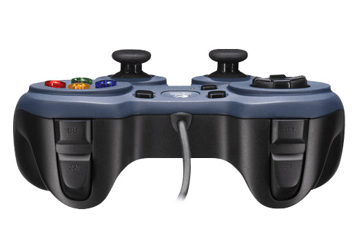Logitech G F310 – Gamepad – USB (kabelgebunden), Analoge Sticks – für PC (Windows), Schwarz/Blau