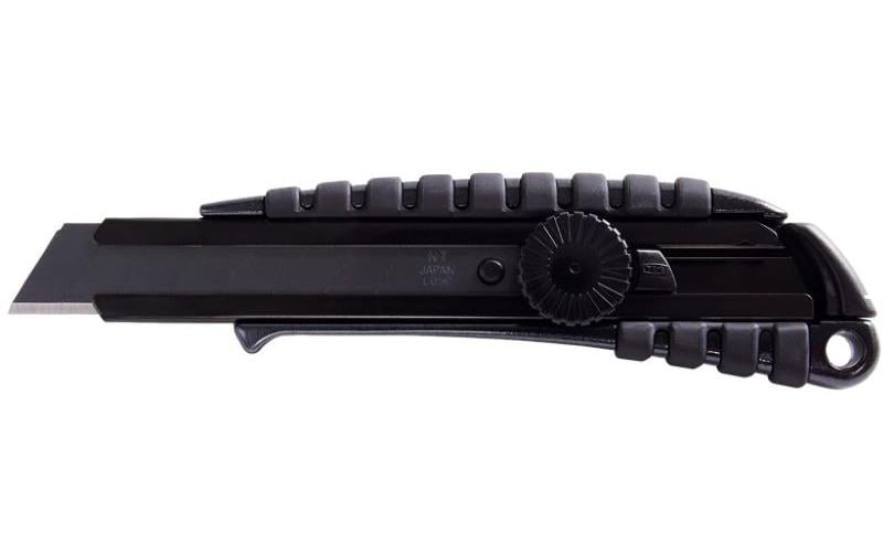 NT Cutter PMGL-EVO2 – Abbrechmesser 18 mm, rostfreier Stahl, mit Sperre, schwarz, inkl. 1 Klinge