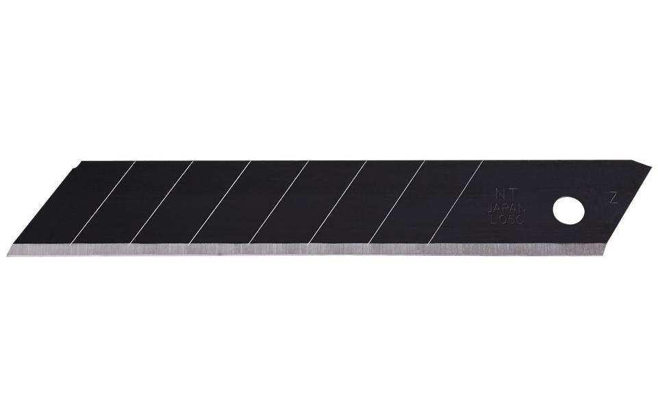 NT Cutter Ersatzklingen 18 × 0,5 × 100 mm rostfreier Stahl – 10 Stk – mit Spender