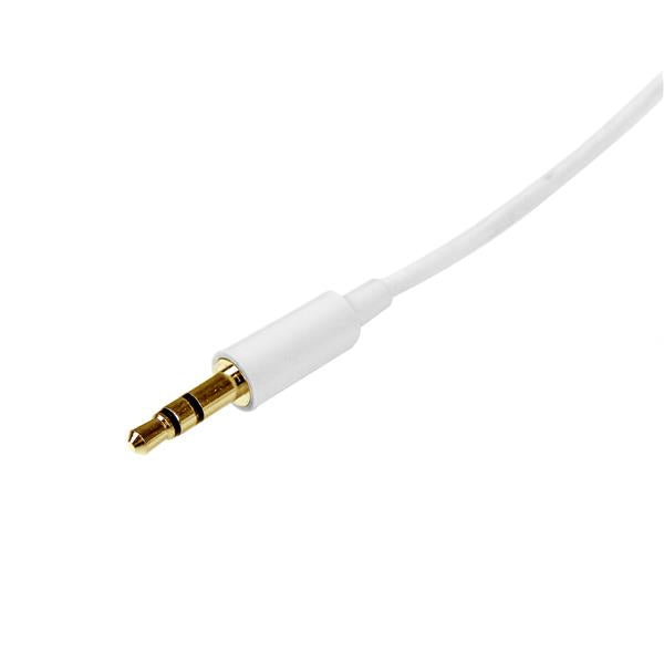 StarTech.com Audiokabel 3,5 mm Klinke (Stecker) auf 3,5 mm Klinke (Stecker) – 3-polig (TRS)