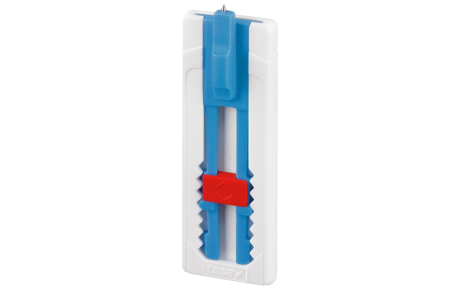 TESA Haken – Kunststoff/Metall – Blau/Weiss (2 kg) – 2 Stück
