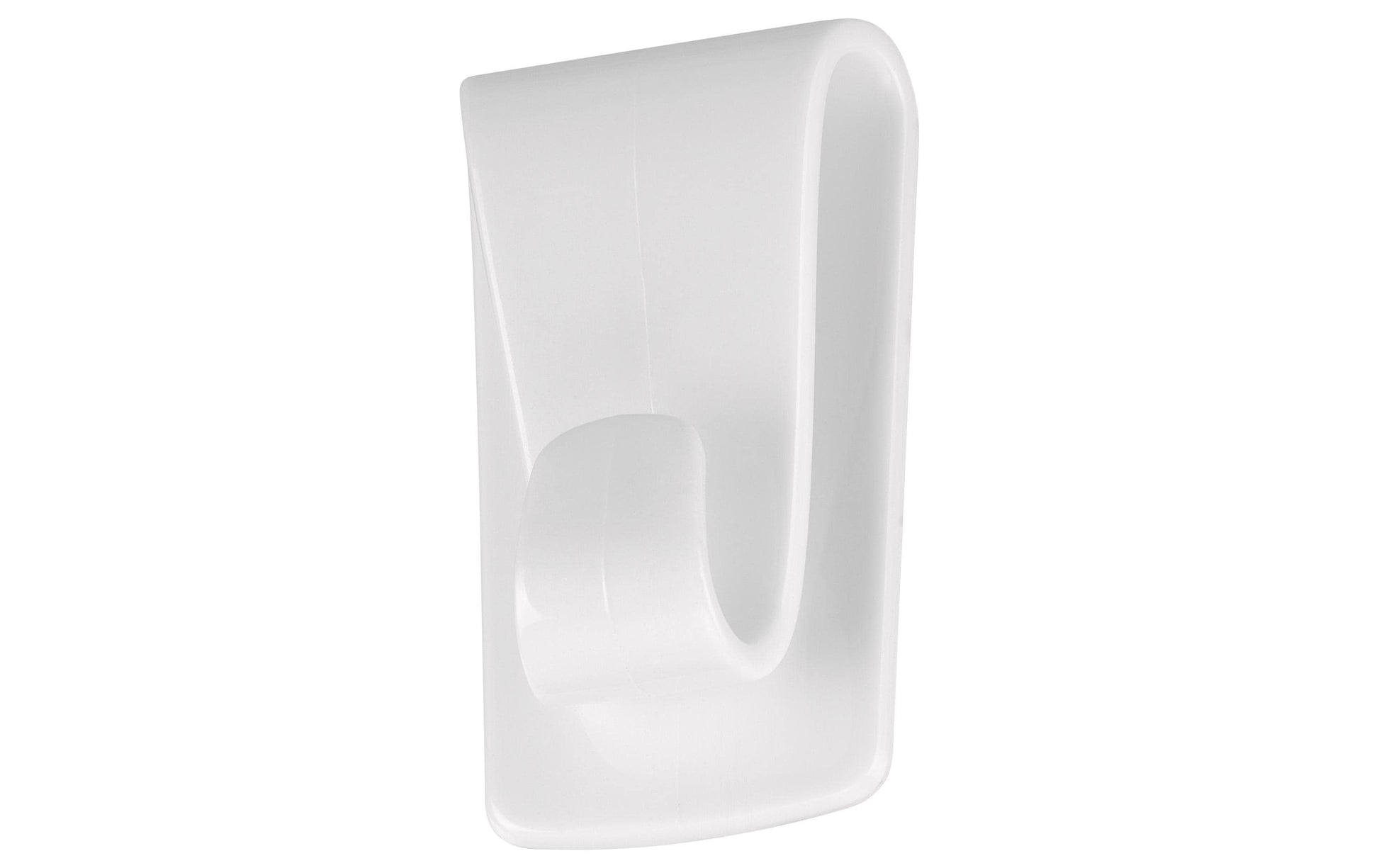 TESA Haken – weiss – selbstklebend – für Tapete und Putz – 0,5 kg – 2 Stück