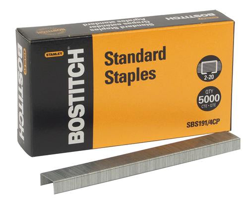 Bostitch Heftklammern – 6 mm – Metall, silber – 5000 Stk.