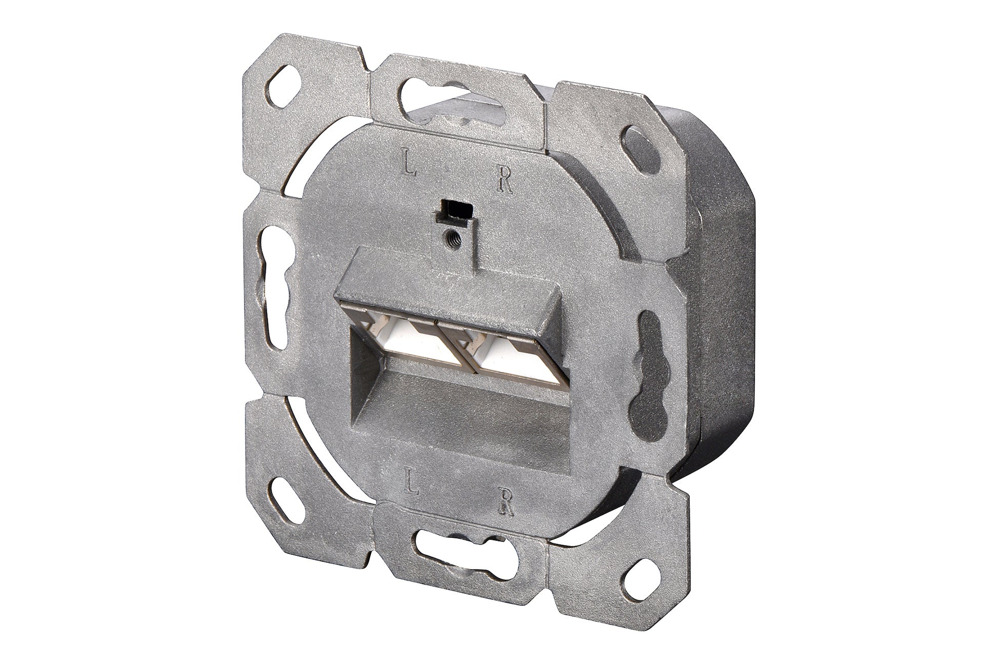 Digitus RJ-45-Kupplung – 2× RJ-45, Cat6a, Weiss, 80×80×38,5 mm
