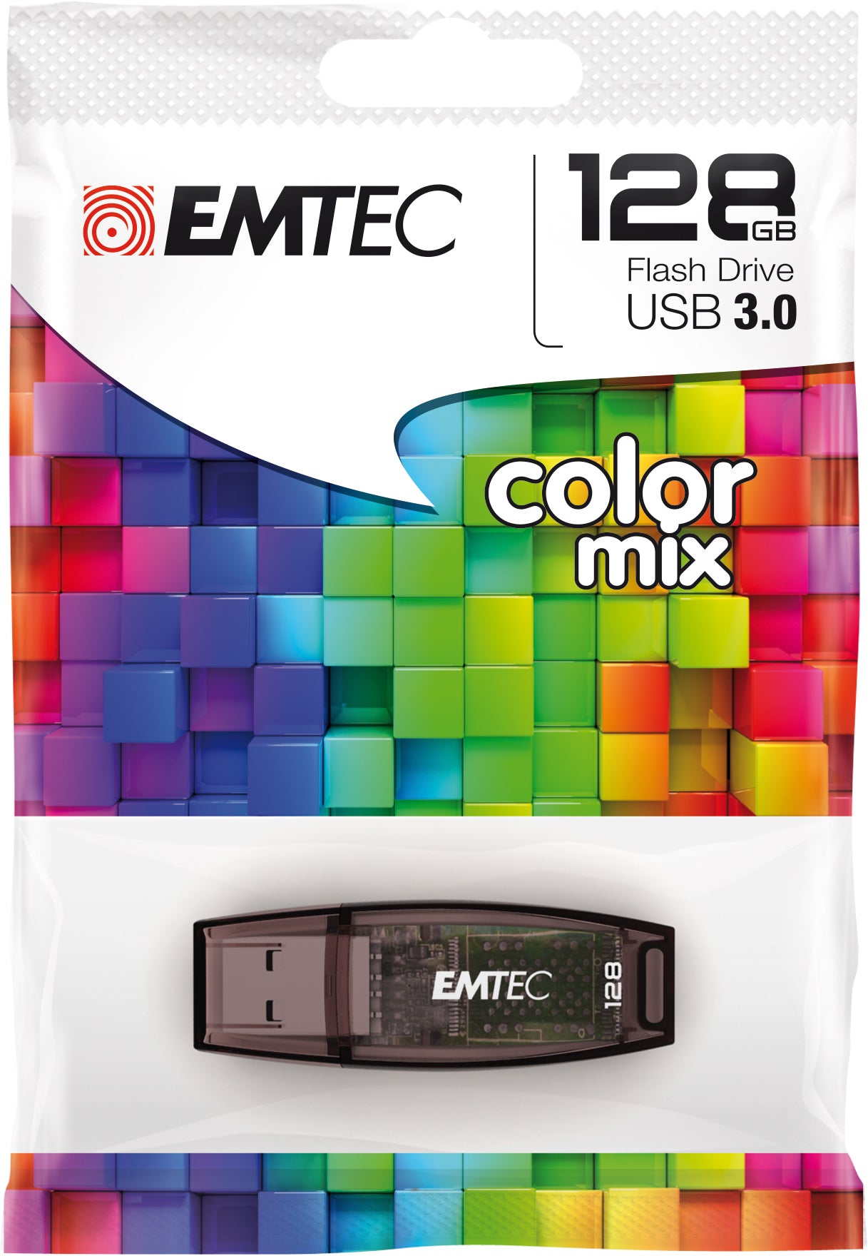 Emtec C410 USB-Stick – 128 GB, USB 3.2, recyclingfähig