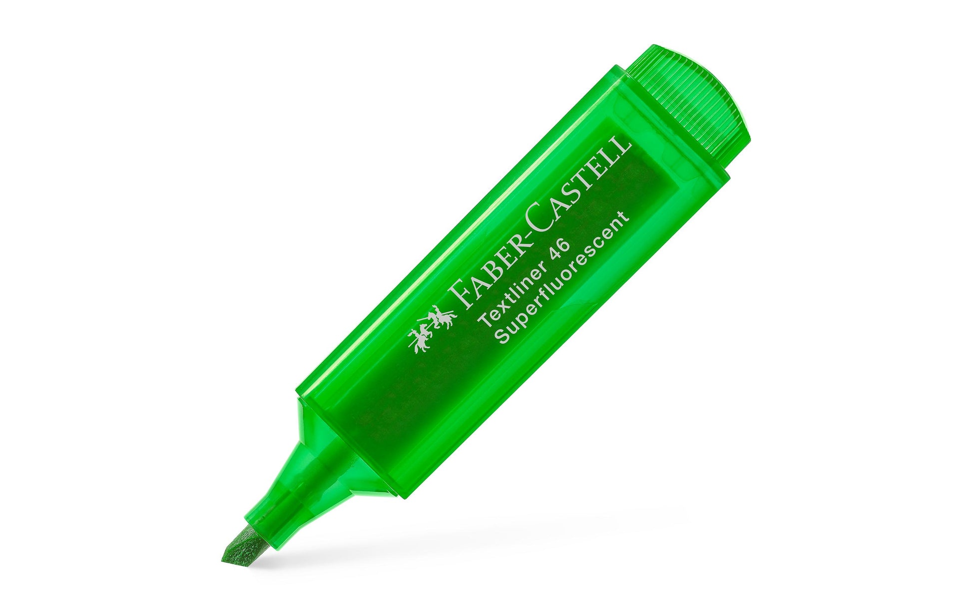 Faber-Castell Textmarker Grün – Keilspitze, 1–5 mm, nachfüllbar