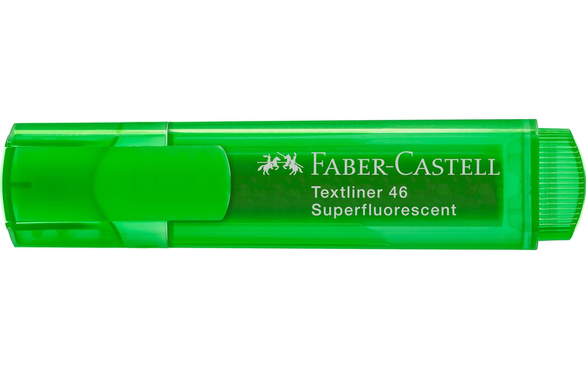 Faber-Castell Textmarker Grün – Keilspitze, 1–5 mm, nachfüllbar